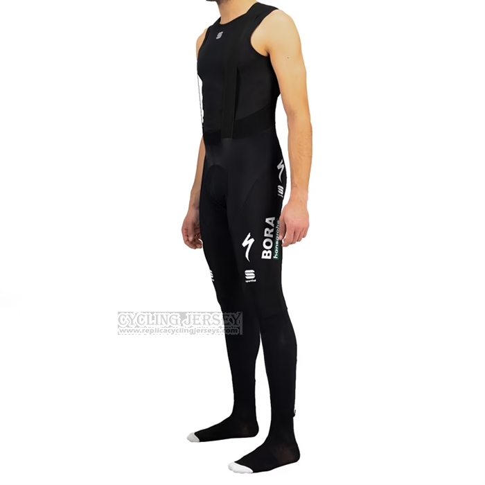 2021 Cycling Jersey Bora-Hansgrone Green Long Sleeve and Bib Short